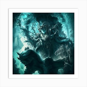 Demon Of The Forest Art Print