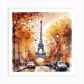 Paris Eiffel Tower Art Print