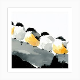 Flock Of Birds Art Print