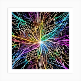 Abstract Fractal 24 Art Print