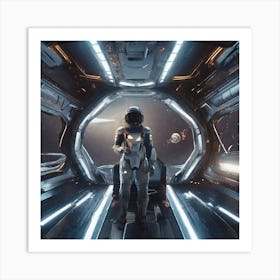 Spaceship Interior Art Print