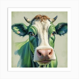 Cow Portrait 20 Art Print