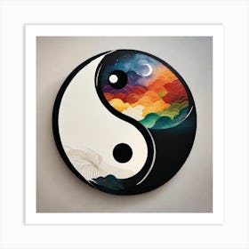 Yin Yang 62 Art Print