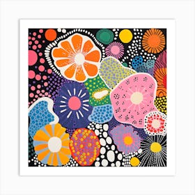 Abstract Yayoi Kusama Art Print Design Art Print