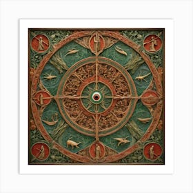 Shaman'S Wheel 1 Art Print