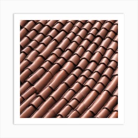 Tile Roof 1 Art Print