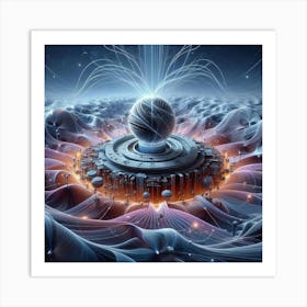 "Aether Nodes" Epic Landscapes Collection [Risky Sigma] Art Print