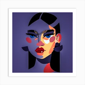 Portrait Of A Woman 10 Art Print