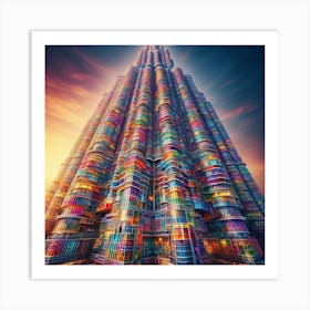 A Kaleidoscope of colors 3 Art Print