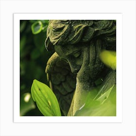 Angel In The Garden Art Print