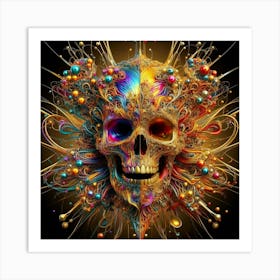 Skull Art Art Print