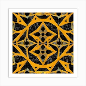 Abstract Geometric Pattern 4 Art Print