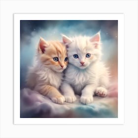 cute kitten Art Print