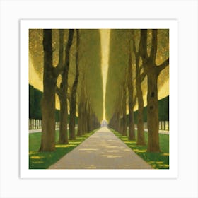 Allee At Schloss Kammer, Gustav Klimt 5 Art Print