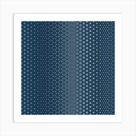 Flocons de Neiges Tournoyant Nuit Motifs Art Print