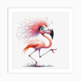 Flamingo 3 Art Print