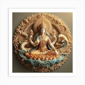 Hindu Goddess 1 Art Print