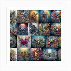 Psychedelic Art Art Print