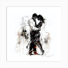 Tango Abstracts By Csaba Fikker 5 Art Print