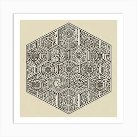 Hexagon Art Print