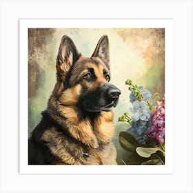 German Shepherd 2 Art Print