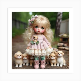 Lily Doll Art Print