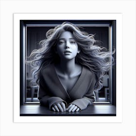 Portrait Of A Woman 6 Art Print