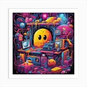 Pac-Man Art Print
