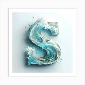 Letter S 1 Art Print