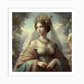 Empress Of Russia Painting Art Print