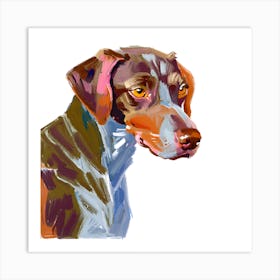 German Shorthaired Pointer 04 Art Print