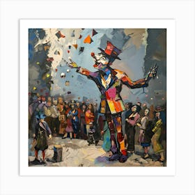 The Jester's Grand Performance Art Print