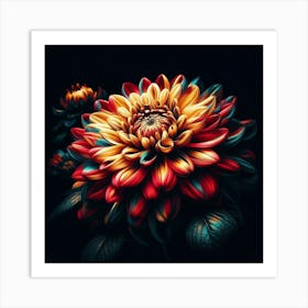 The Fiery Flower Art Print