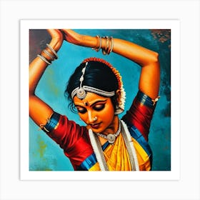 Indian Dancer 1 Art Print