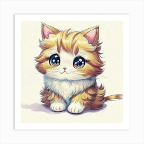 Cute Cat 1 Art Print