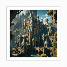 Fantasy Castle 12 Art Print