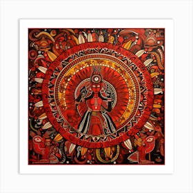 Indian Goddess 1 Art Print