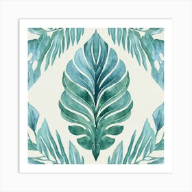 Tropical Leaves 3 Art Print