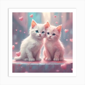 Cute Kittens Art Print