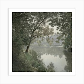 View Of The River Art Print