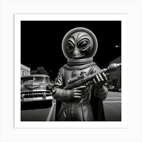 Alien Man 3 Art Print