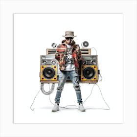 Hip Hop Artist Art Print