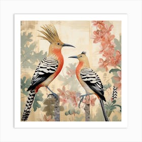 Bird In Nature Hoopoe 3 Art Print