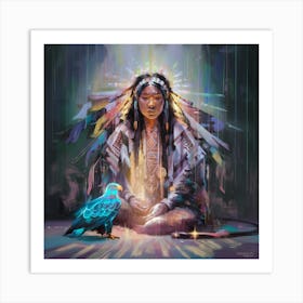 Indian Woman Art Print