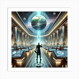 Leader Celestial Senate Converted Art Print