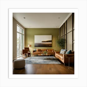 Modern Living Room 153 Art Print