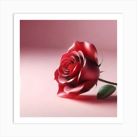 Rose Rose Art Print