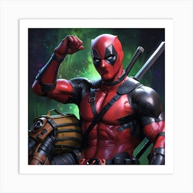 Deadpool 4 Art Print