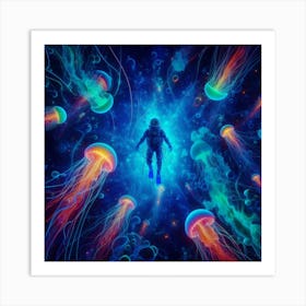 Jellyfish Art Print