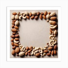 Frame Of Nuts 6 Art Print